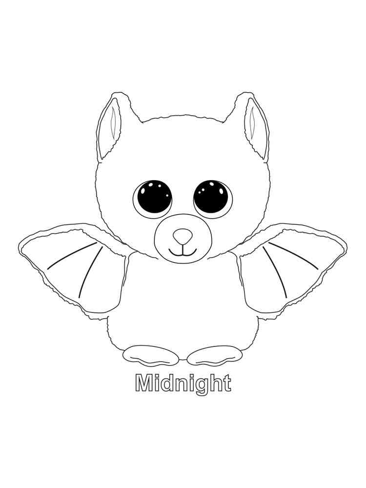 34 Cute Beanie Boos Coloring Pages Printable 17