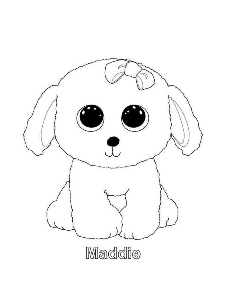 34 Cute Beanie Boos Coloring Pages Printable 22