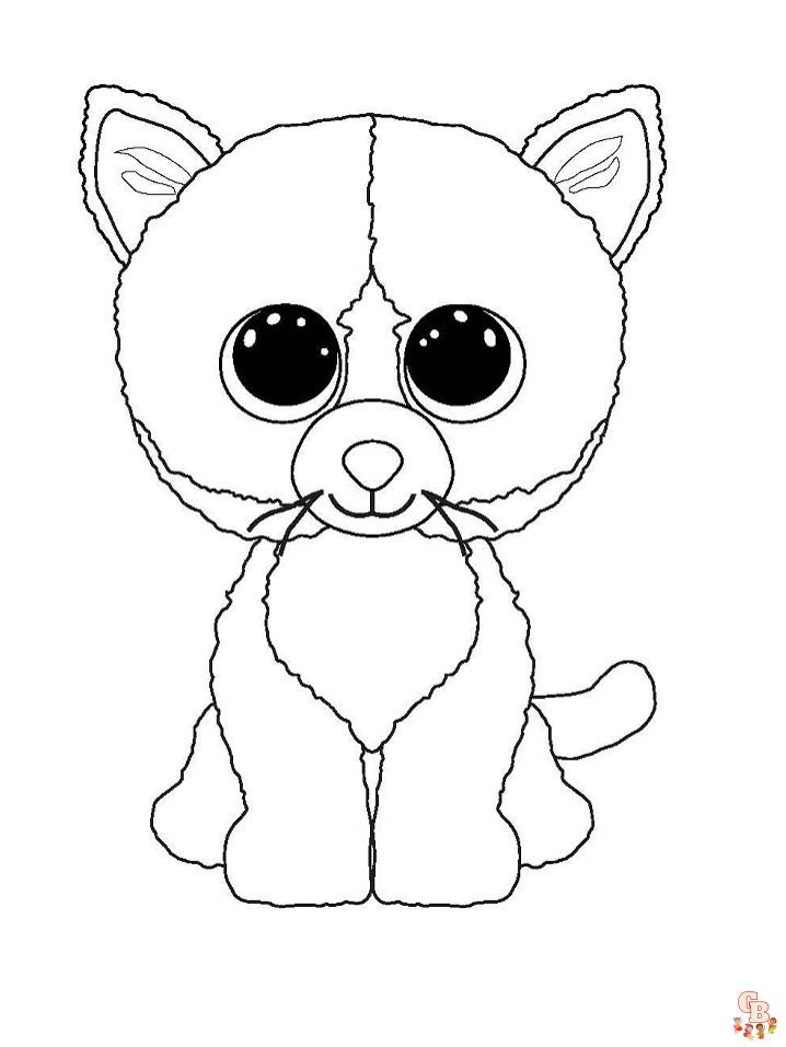 34 Cute Beanie Boos Coloring Pages Printable 25