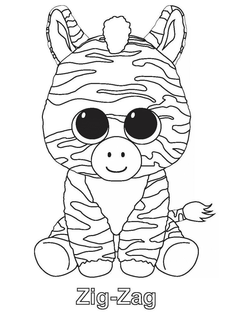 34 Cute Beanie Boos Coloring Pages Printable 28