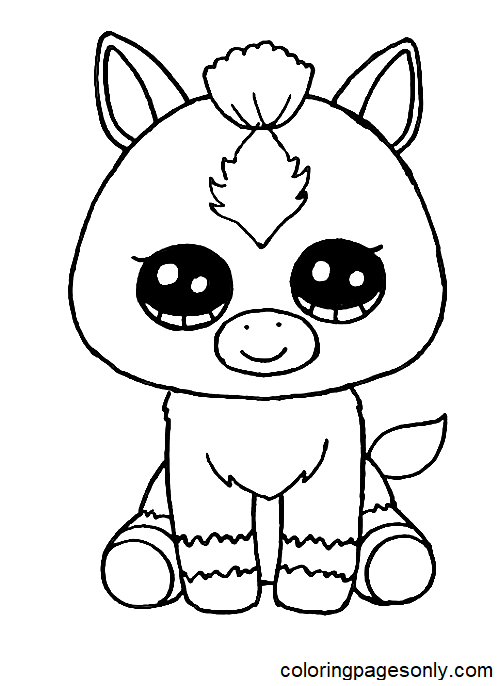 34 Cute Beanie Boos Coloring Pages Printable 29