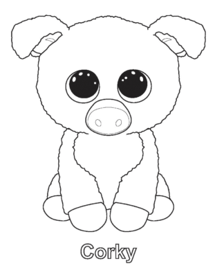 34 Cute Beanie Boos Coloring Pages Printable 32