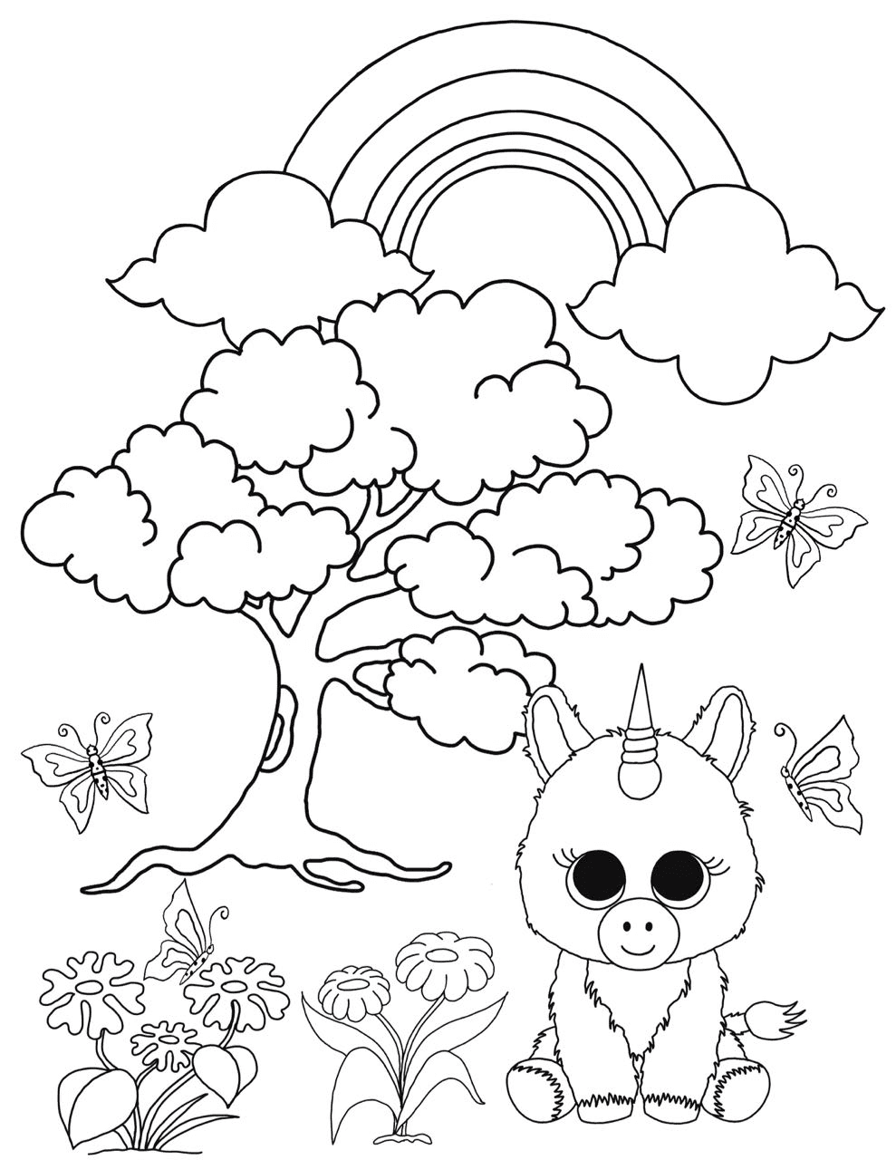 34 Cute Beanie Boos Coloring Pages Printable 34