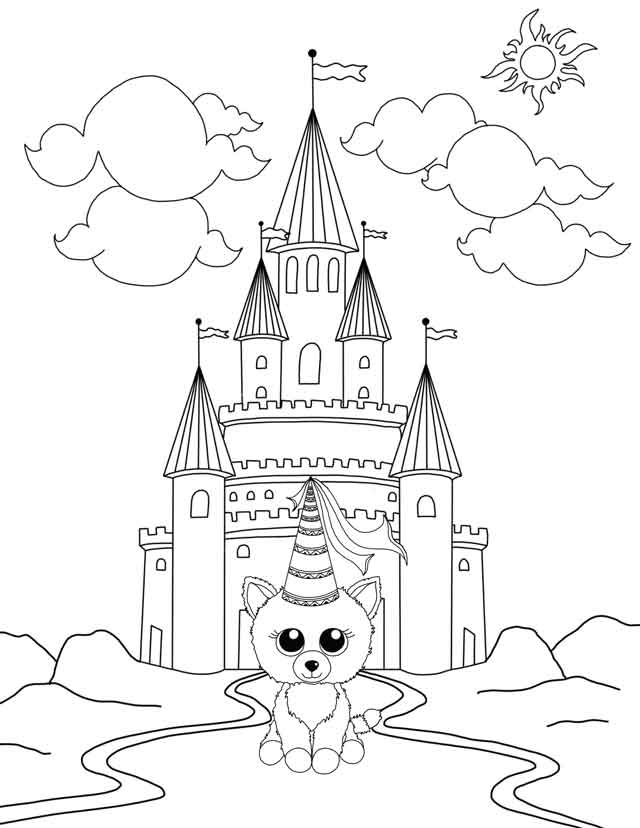 34 Cute Beanie Boos Coloring Pages Printable 35