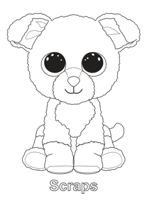 34 Cute Beanie Boos Coloring Pages Printable 8