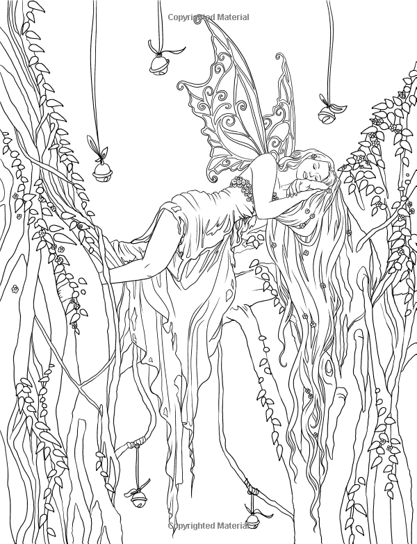 34 Enchanting Fairy Coloring Pages Printable 12