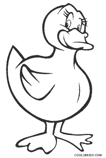 35 Adorable Duck Coloring Pages Printable 12