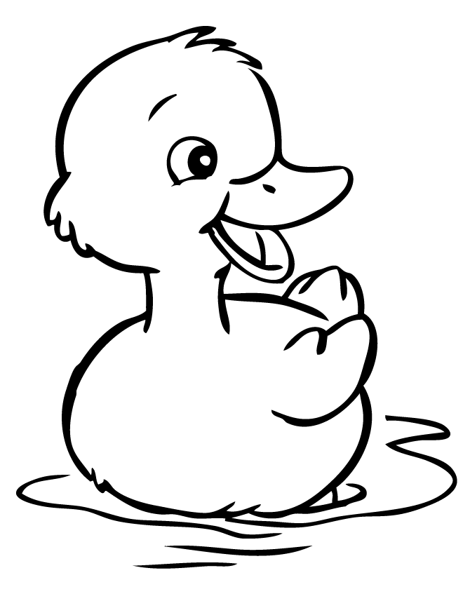 35 Adorable Duck Coloring Pages Printable 14