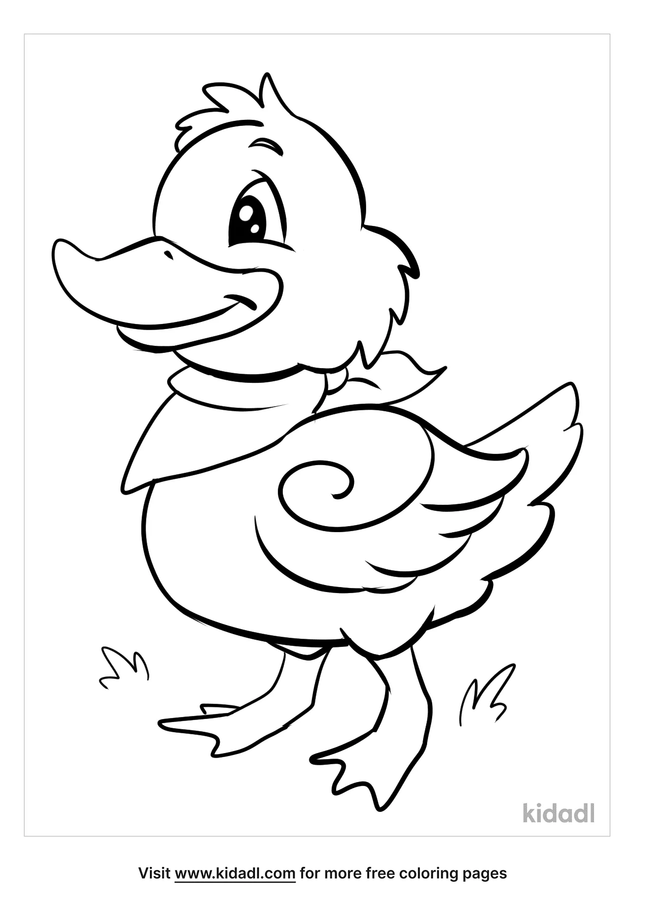 35 Adorable Duck Coloring Pages Printable 27