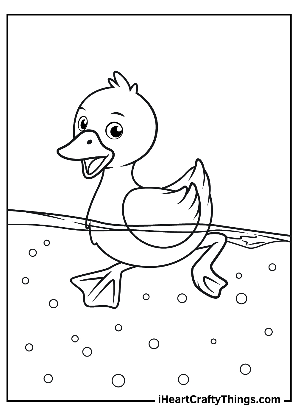 35 Adorable Duck Coloring Pages Printable 4