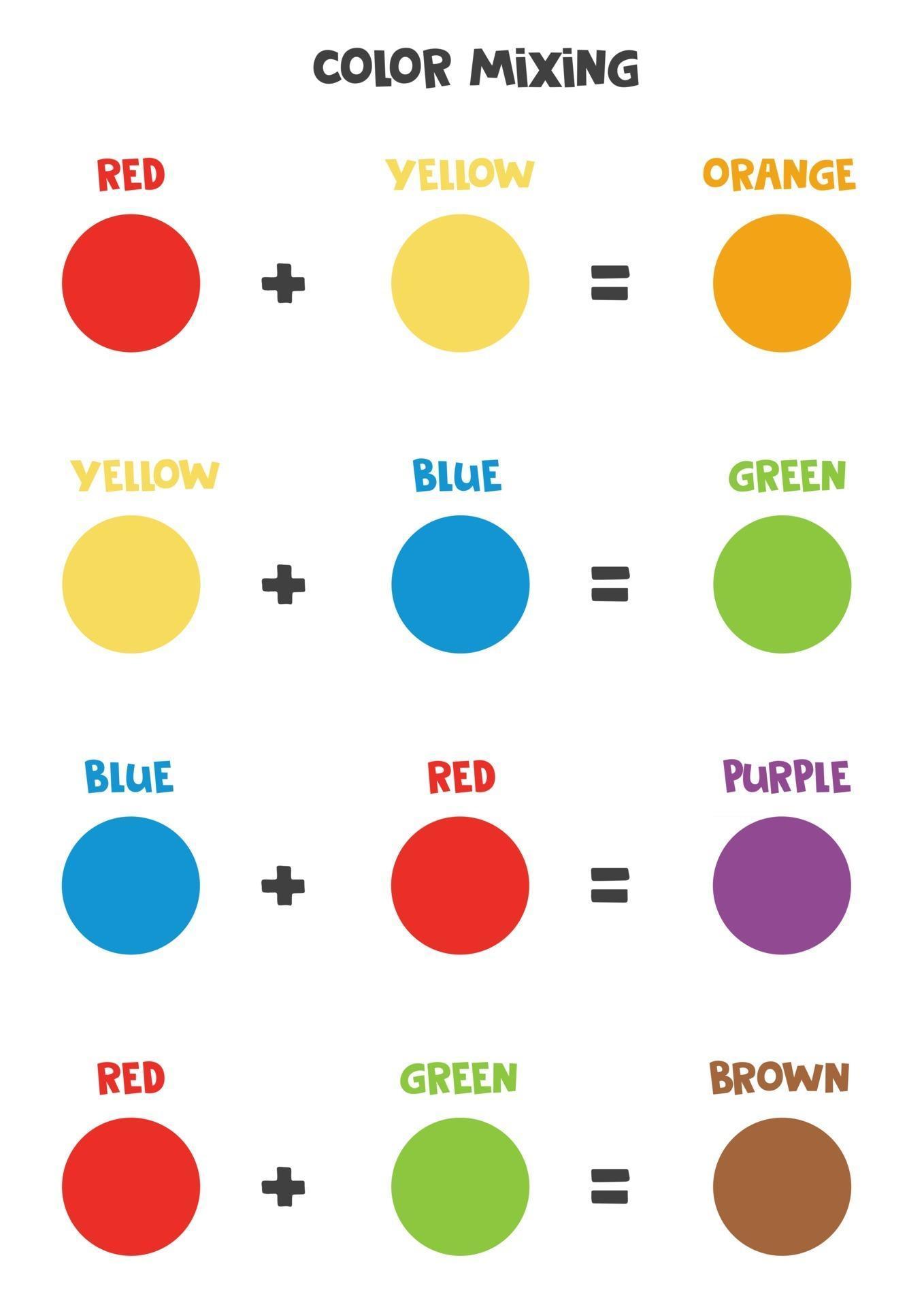 35 Curious Red and Purple Mixed Color Guide Printable 29