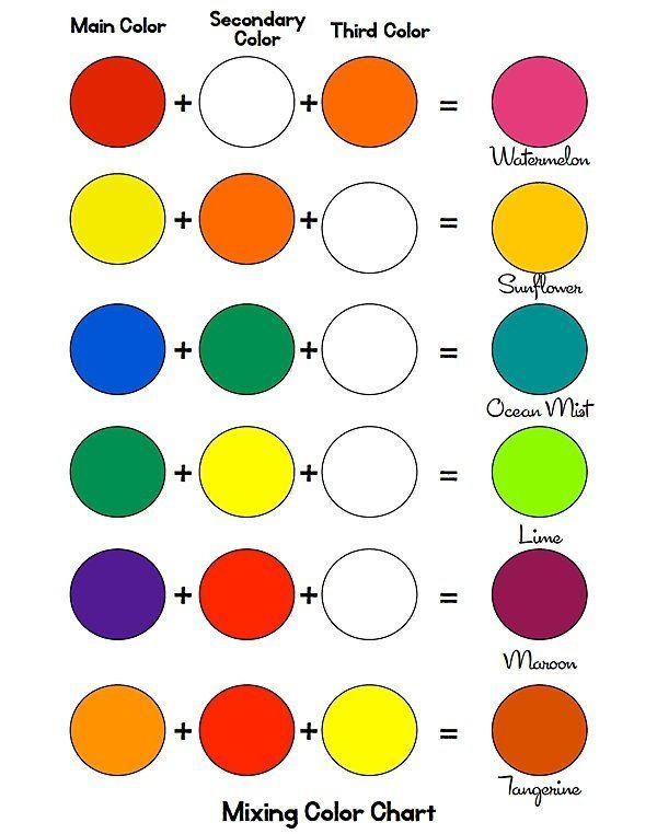 35 Curious Red and Purple Mixed Color Guide Printable 8