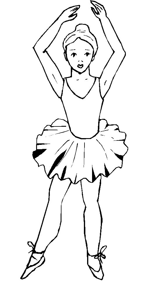 36 Elegant Ballerina Coloring Pages Printable 11