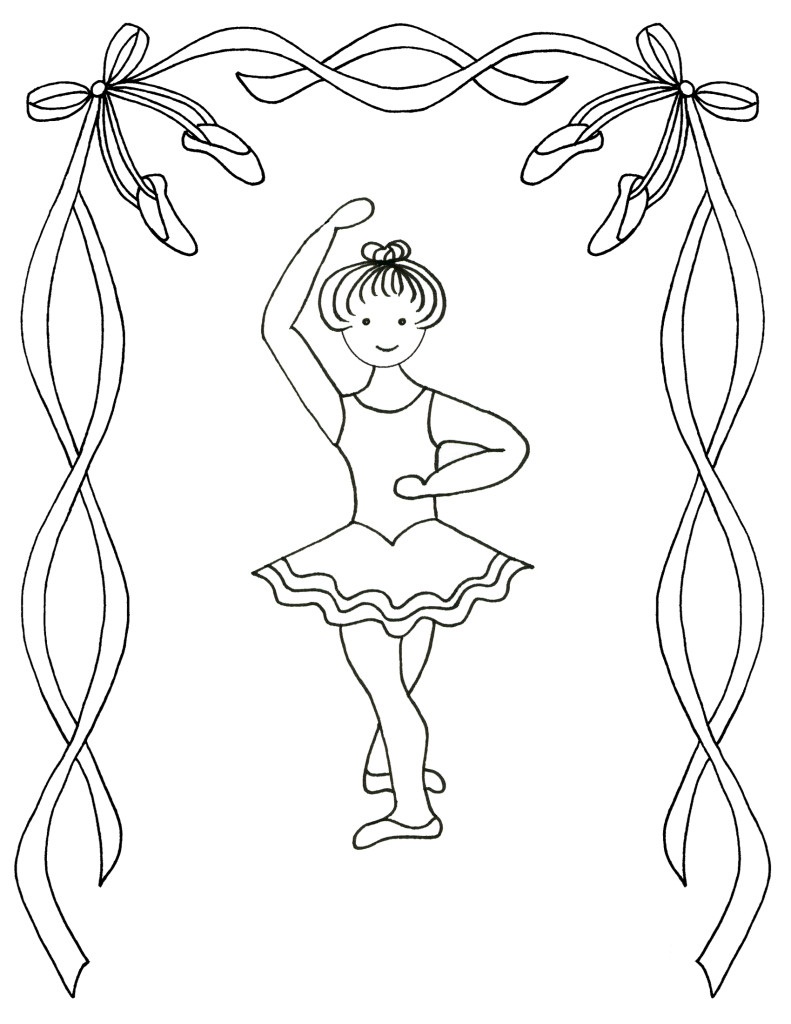 36 Elegant Ballerina Coloring Pages Printable 21