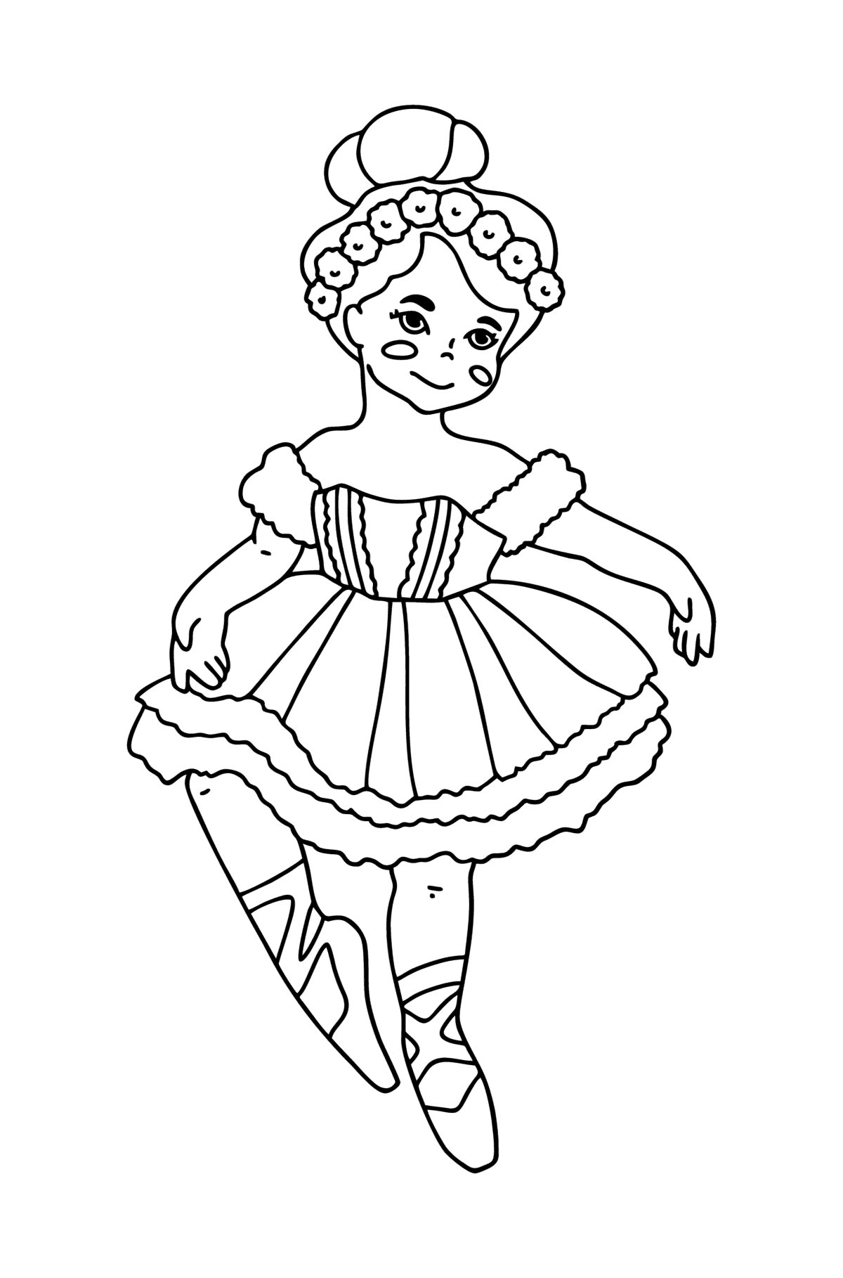 36 Elegant Ballerina Coloring Pages Printable 22