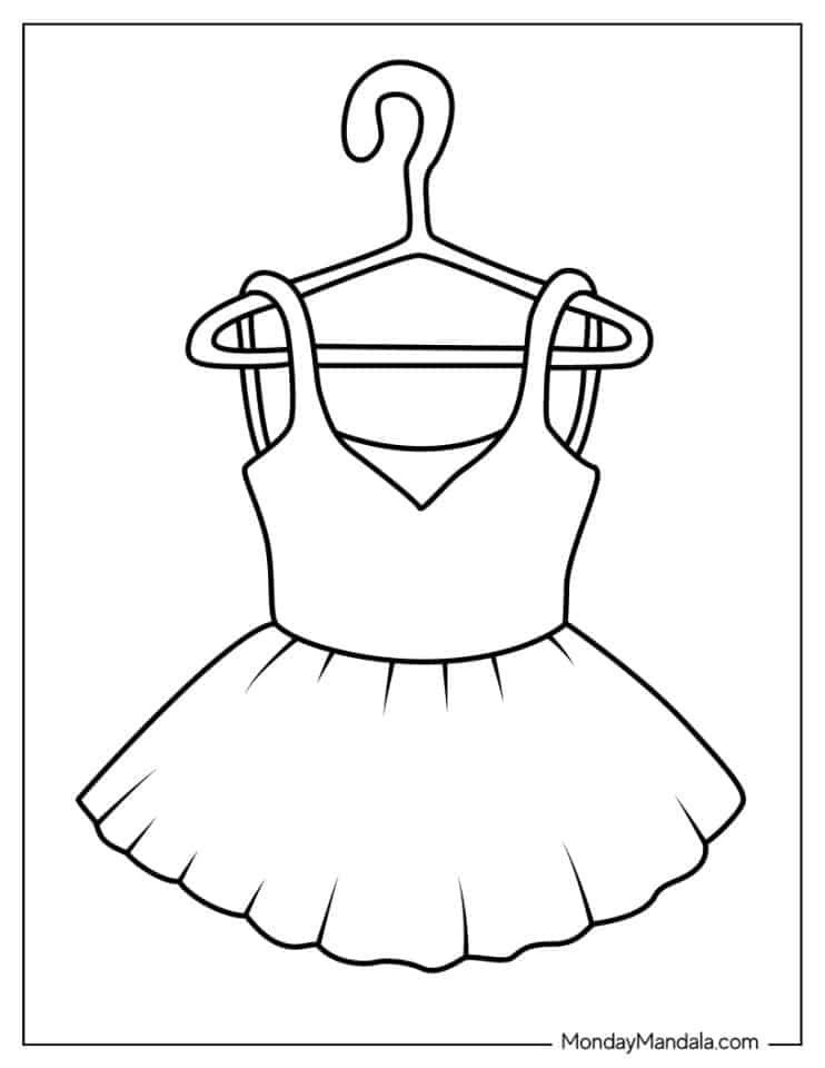 36 Elegant Ballerina Coloring Pages Printable 23