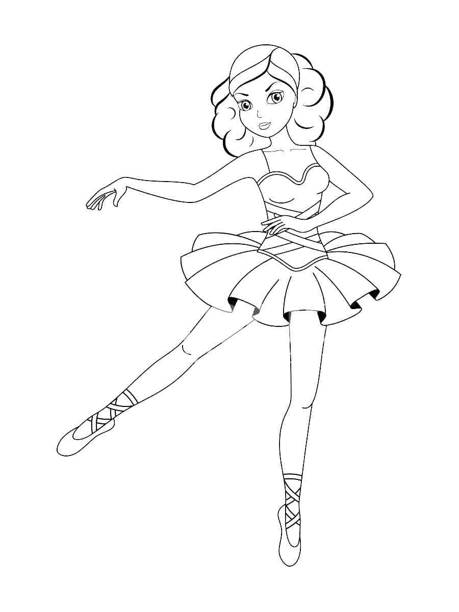 36 Elegant Ballerina Coloring Pages Printable 27