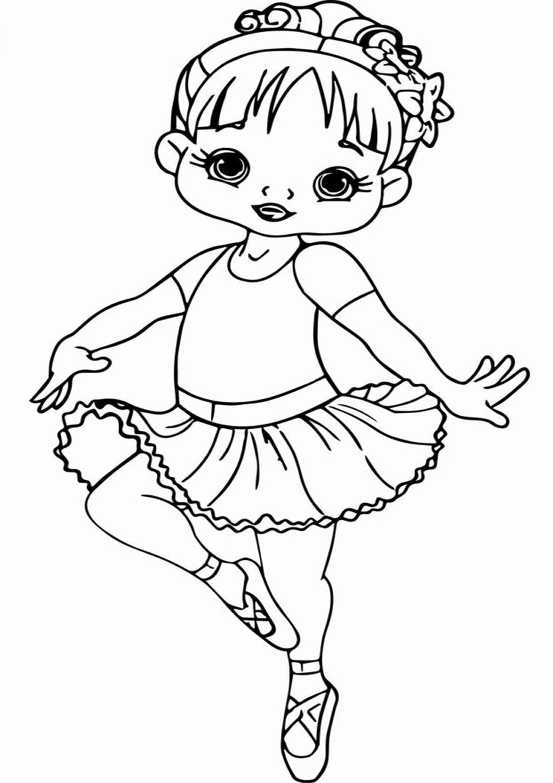 36 Elegant Ballerina Coloring Pages Printable 28