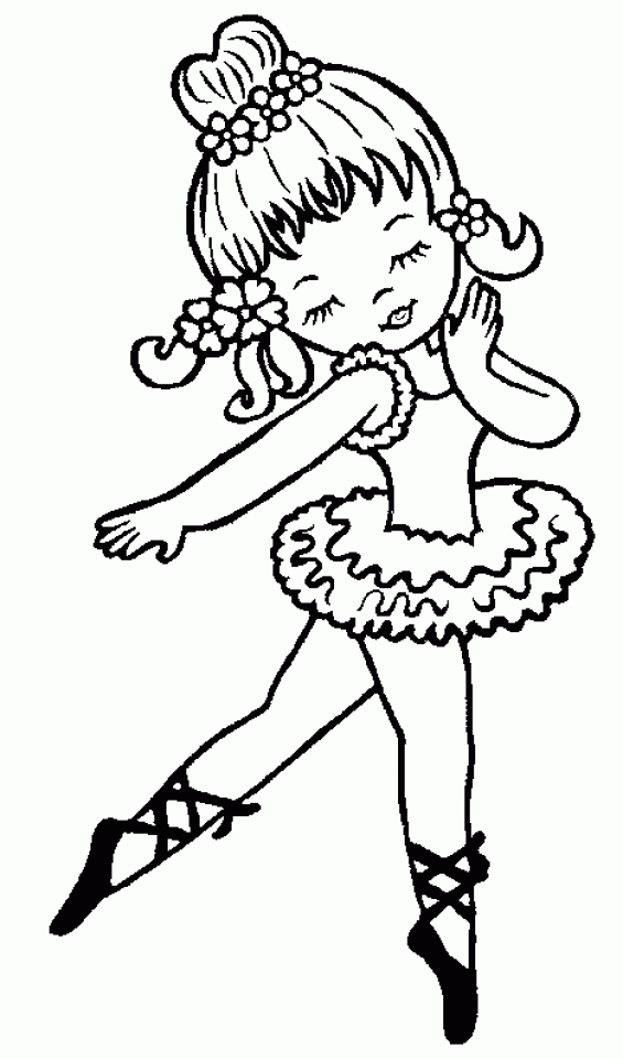 36 Elegant Ballerina Coloring Pages Printable 32