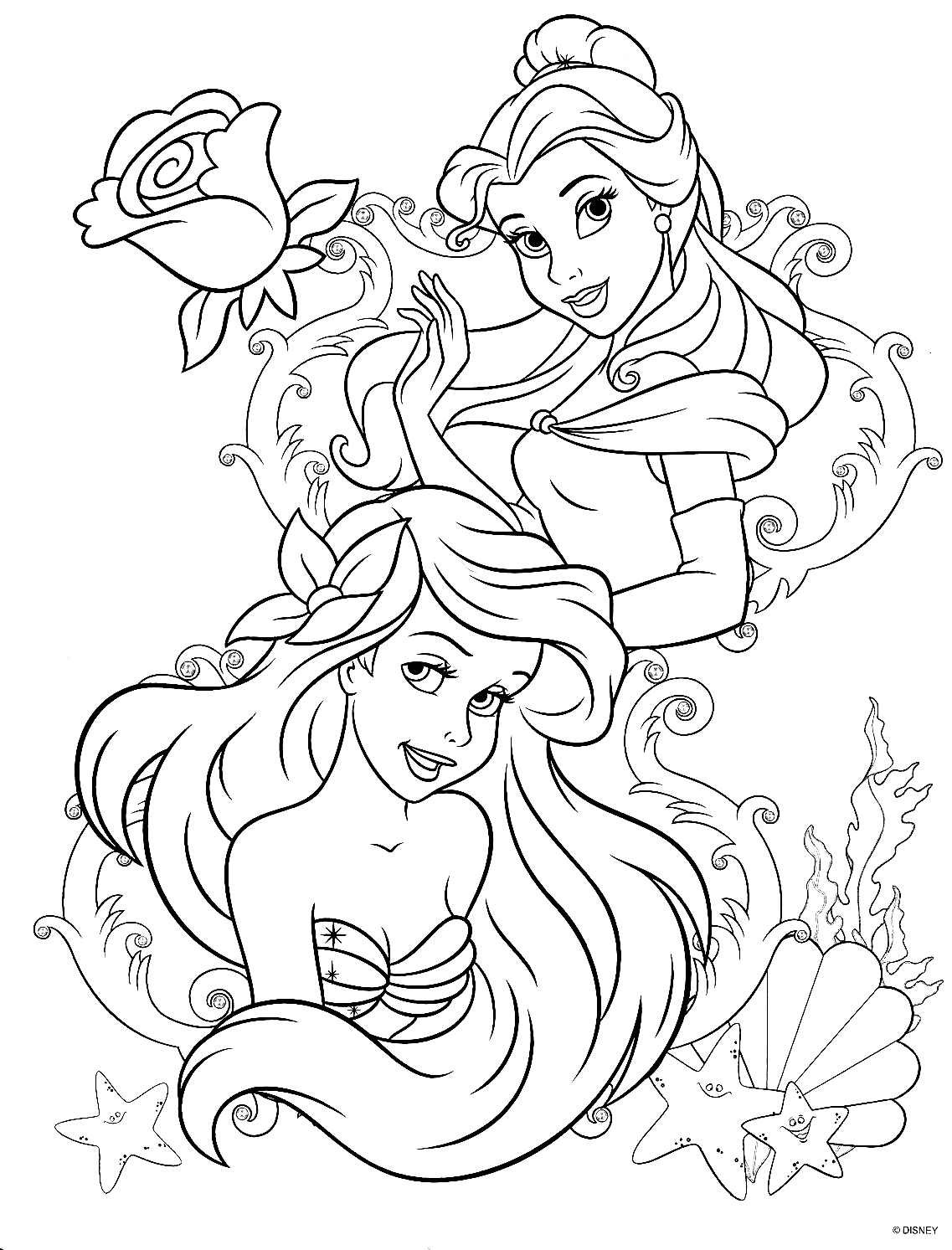 38 Lovely Belle Coloring Pages Printable 23