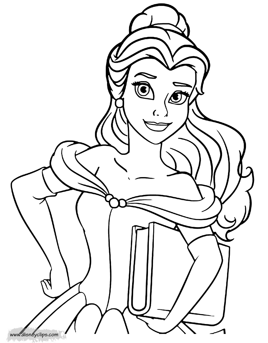 38 Lovely Belle Coloring Pages Printable 31