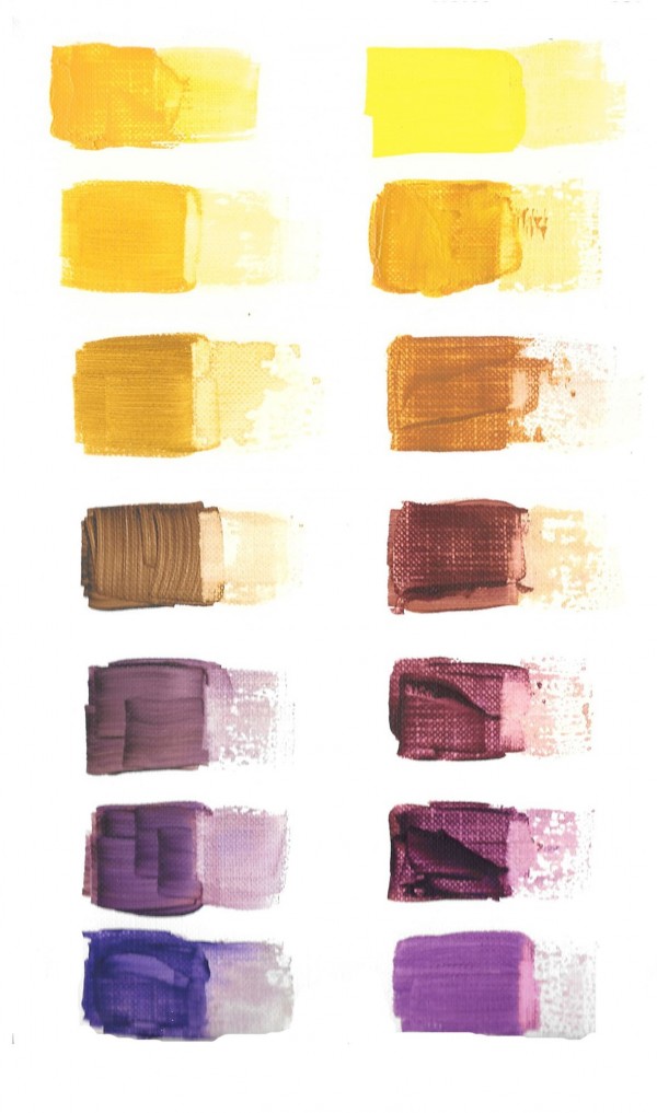 39 Curious Purple And Yellow Mixed Color Guide Printable 11