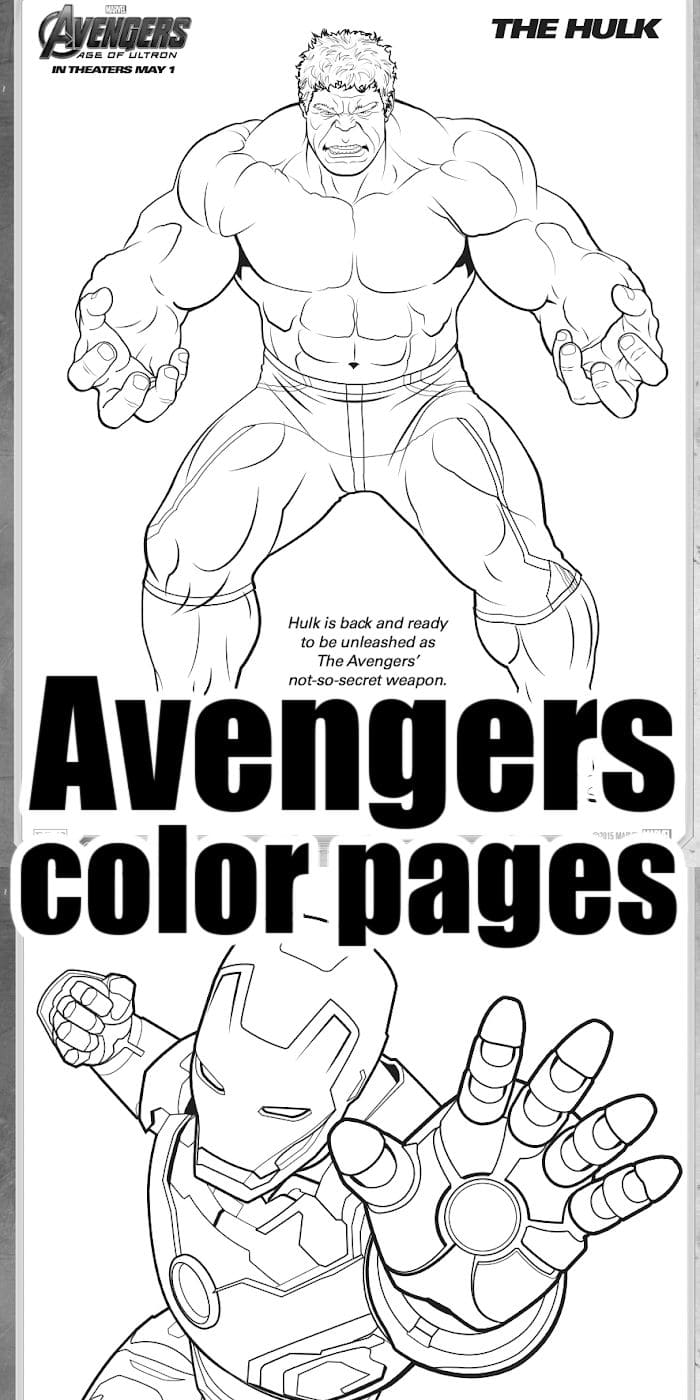 39 Heroic Marvel Avengers Coloring Pages Printable 13