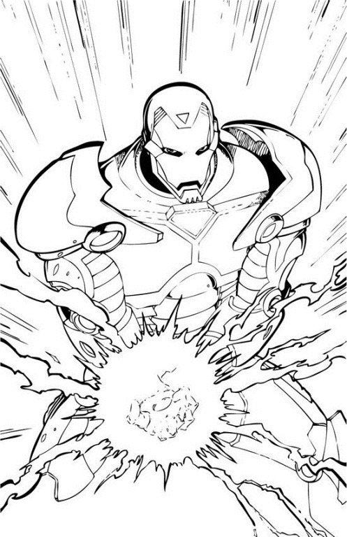 39 Heroic Marvel Avengers Coloring Pages Printable 16