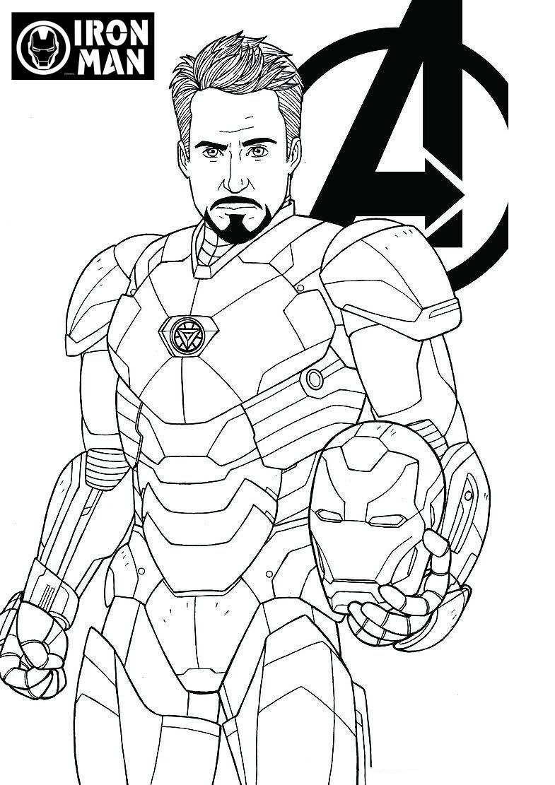 39 Heroic Marvel Avengers Coloring Pages Printable 2