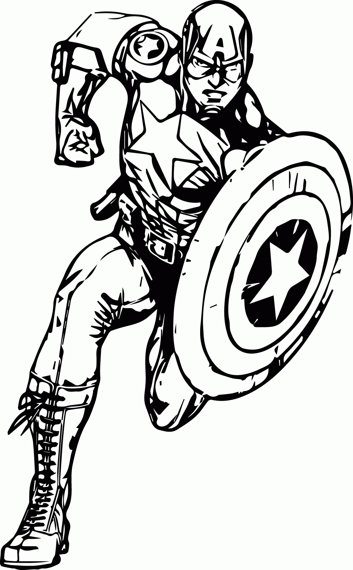 39 Heroic Marvel Avengers Coloring Pages Printable 9