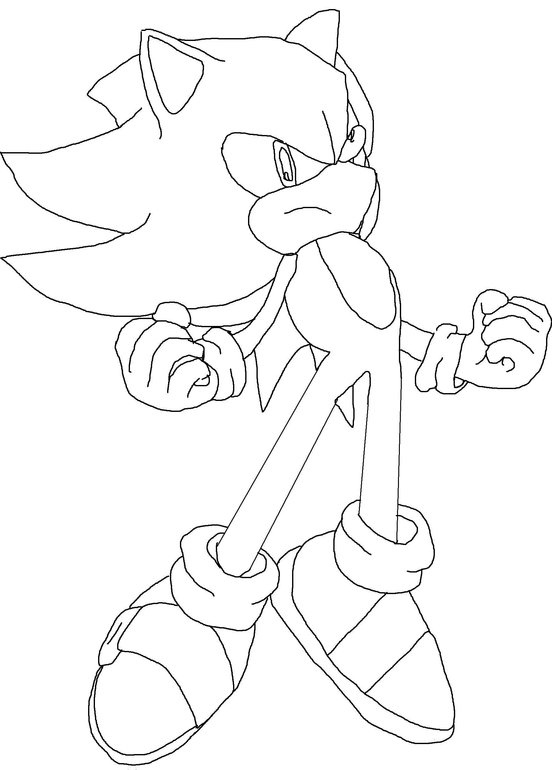 39 Sonic Among Us Coloring Pages Printable