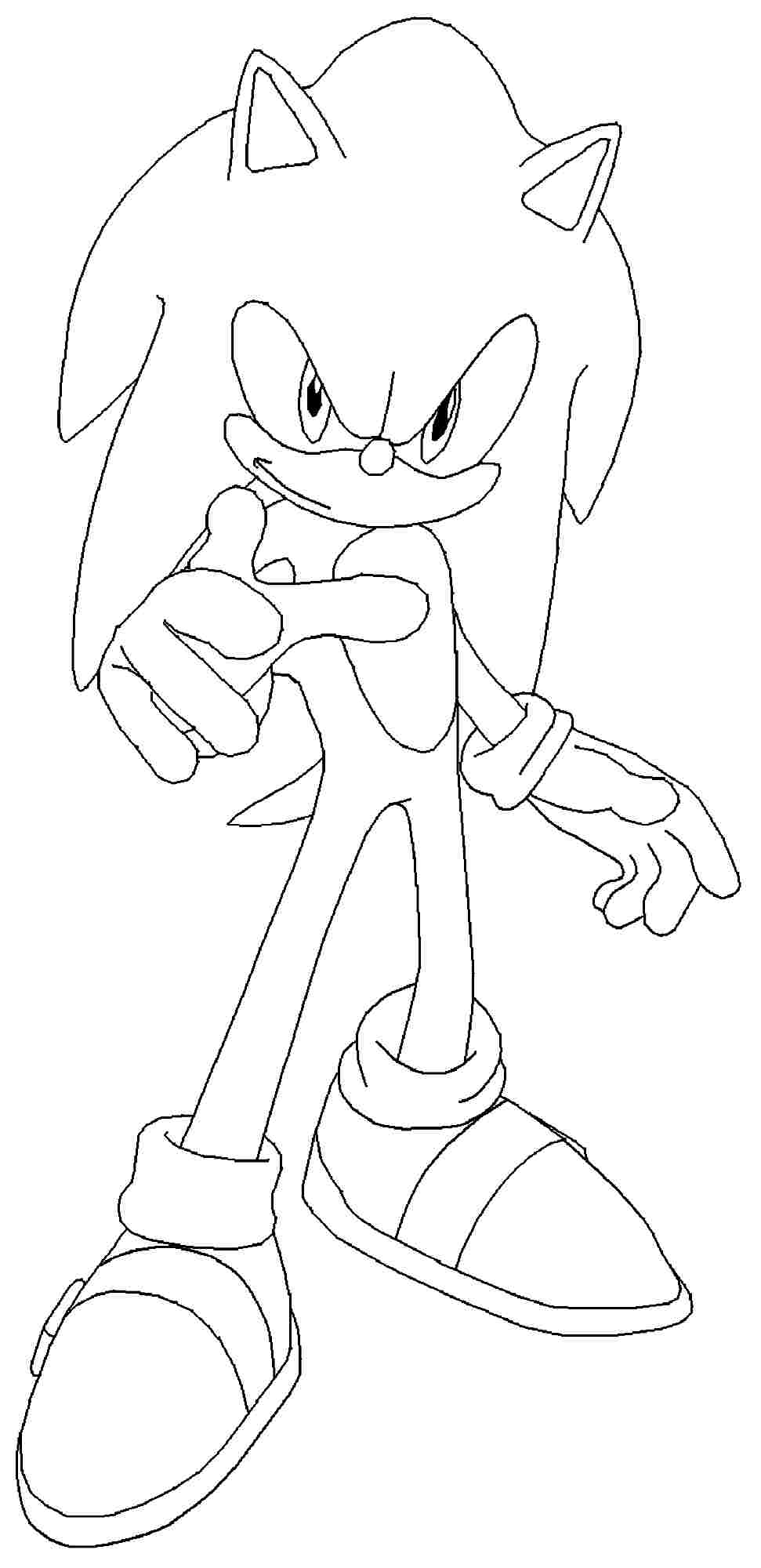 45 Sonic and Knuckles Coloring Pages Printable