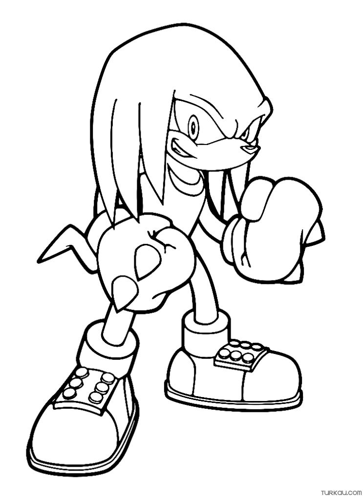 46 Sonic Coloring Pages Cute Printable