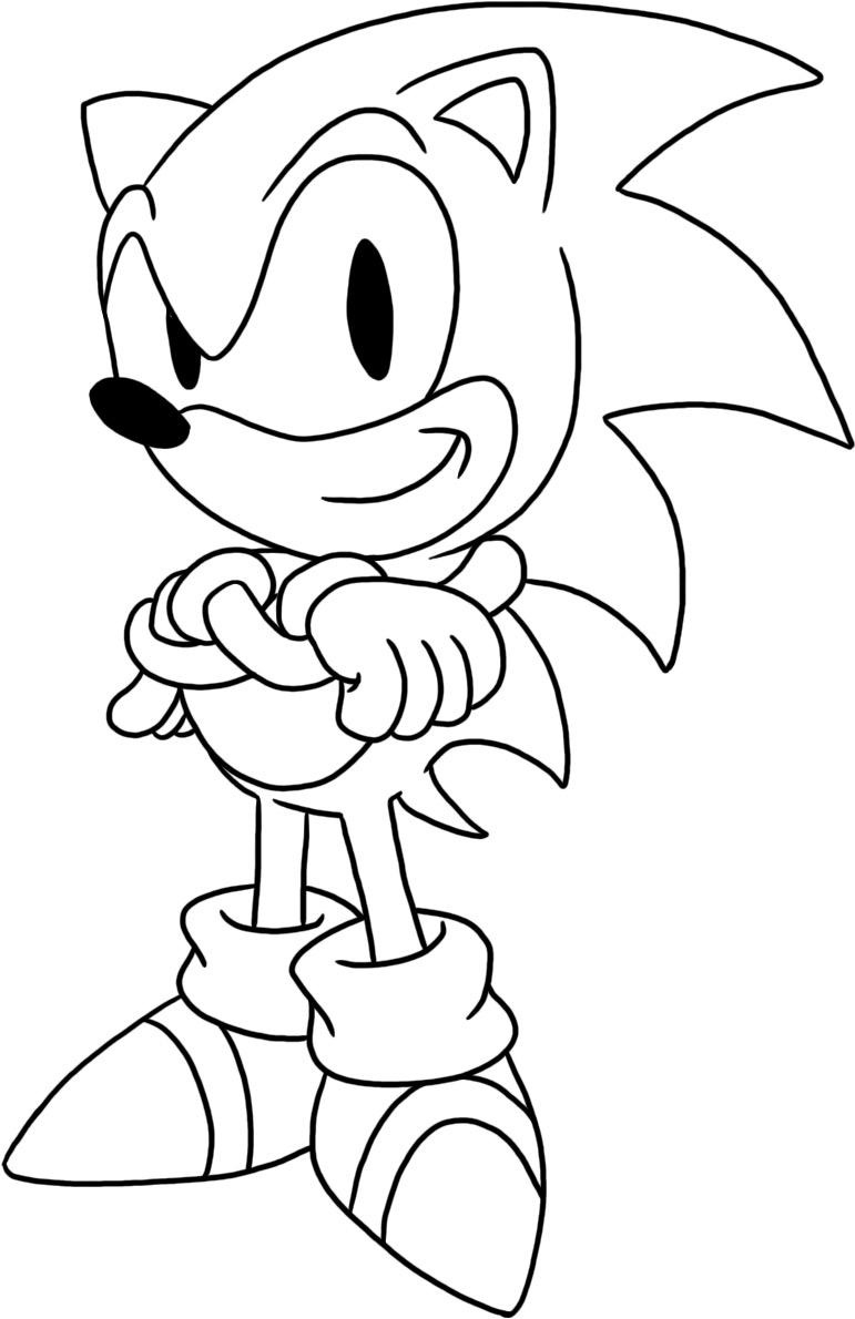 48 Sonic Tales and Knuckles Coloring Pages Printable