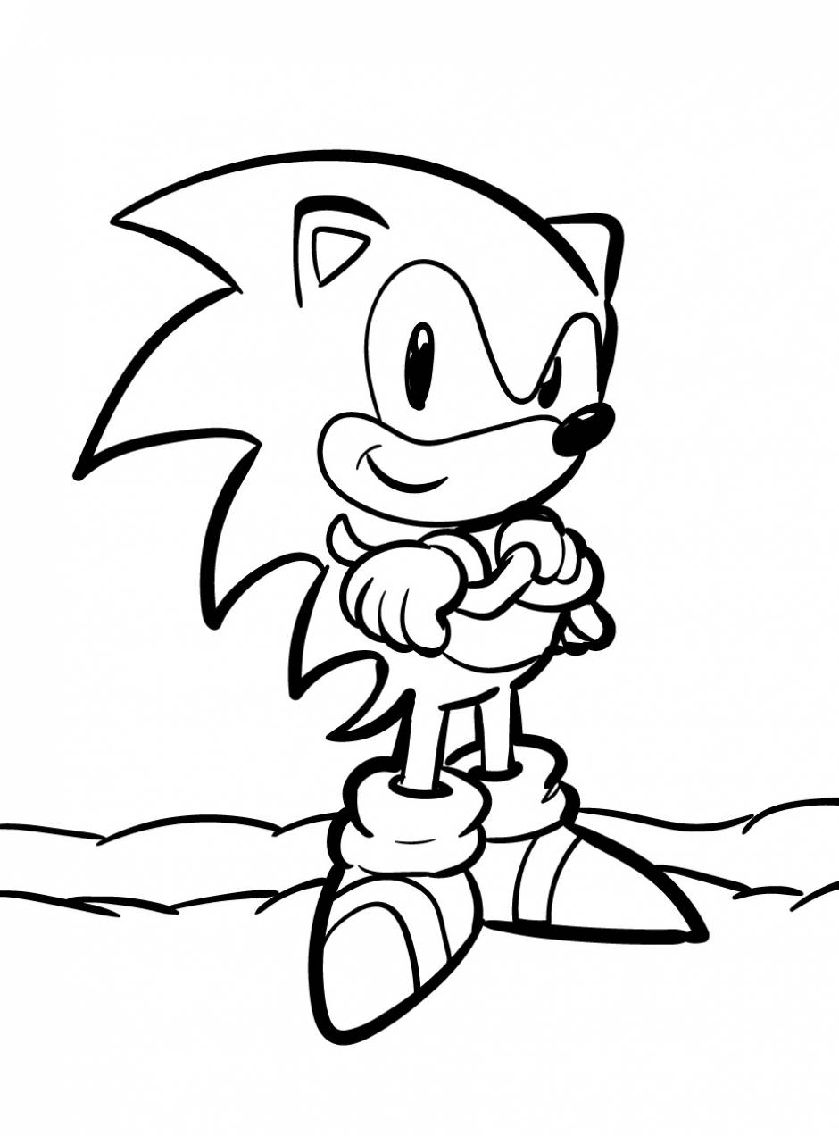 49 Sonic Game Coloring Pages Printable