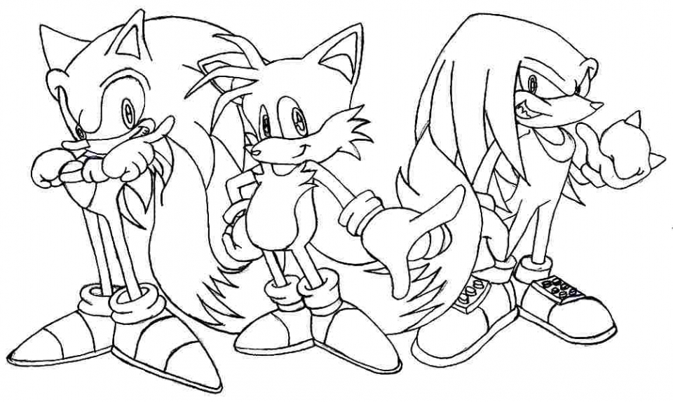 55 Sonic 3 Coloring Pages Printable