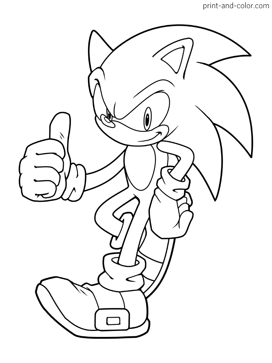 56 Baby Sonic the Hedgehog Coloring Pages Printable