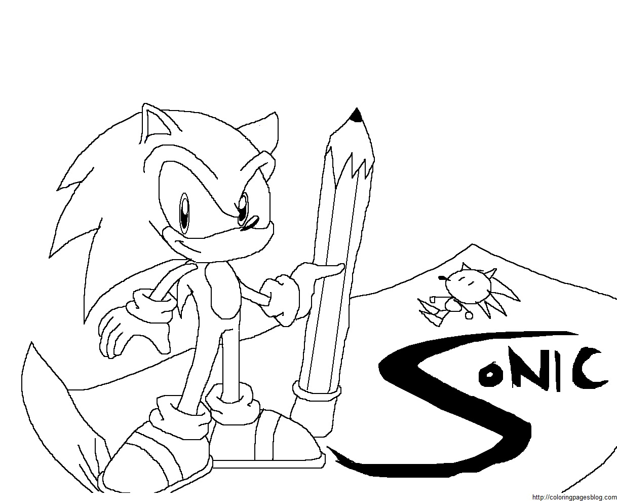 56 Movie Sonic Coloring Pages Free Printable Printable