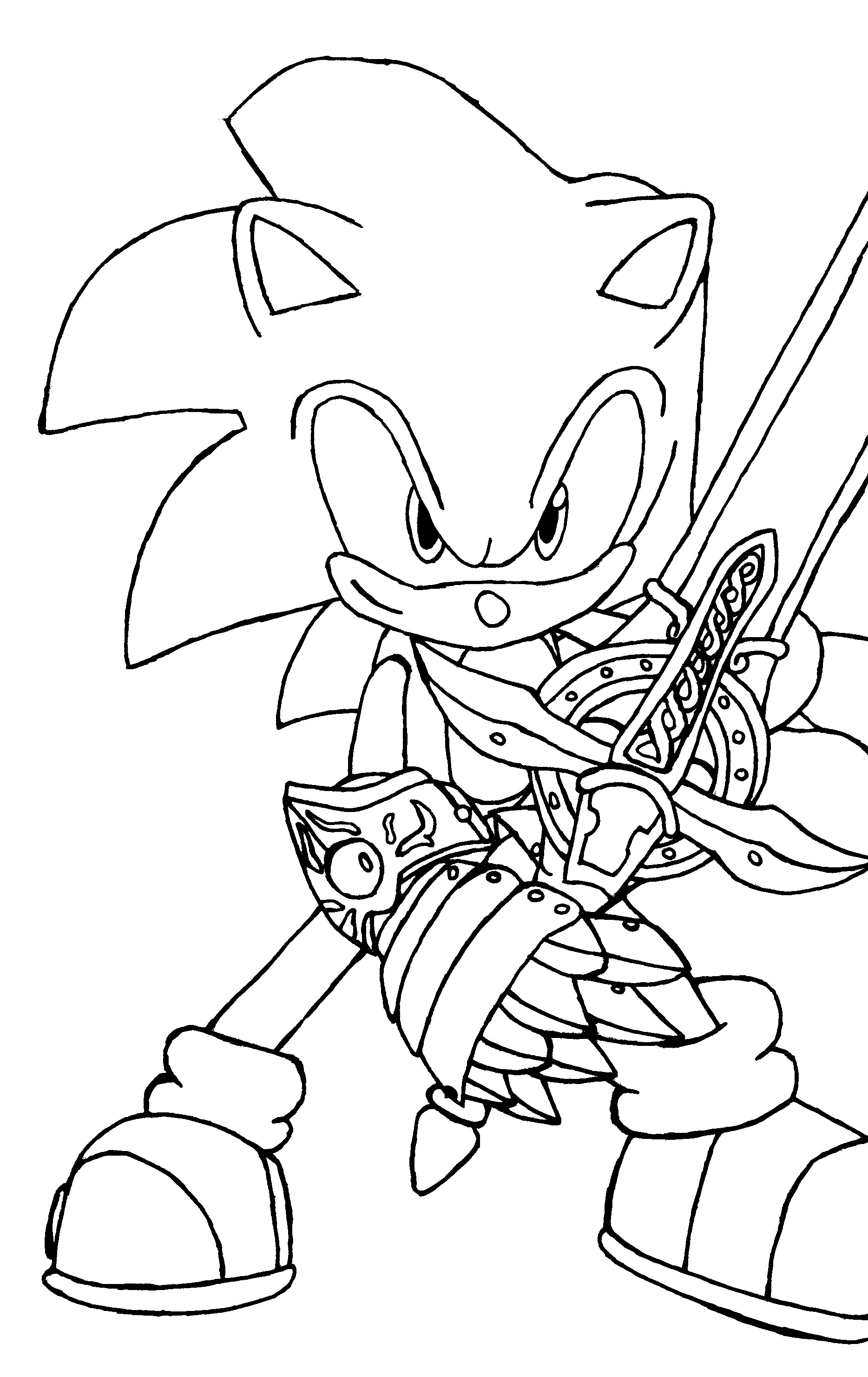 58 Sonic Coloring Book Pages Printable