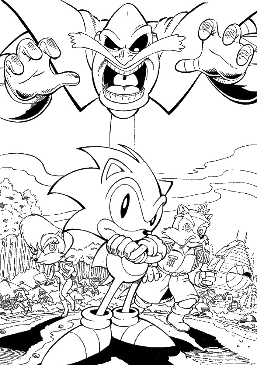 58 Sonic the Hedgehog 2 Coloring Pages Printable