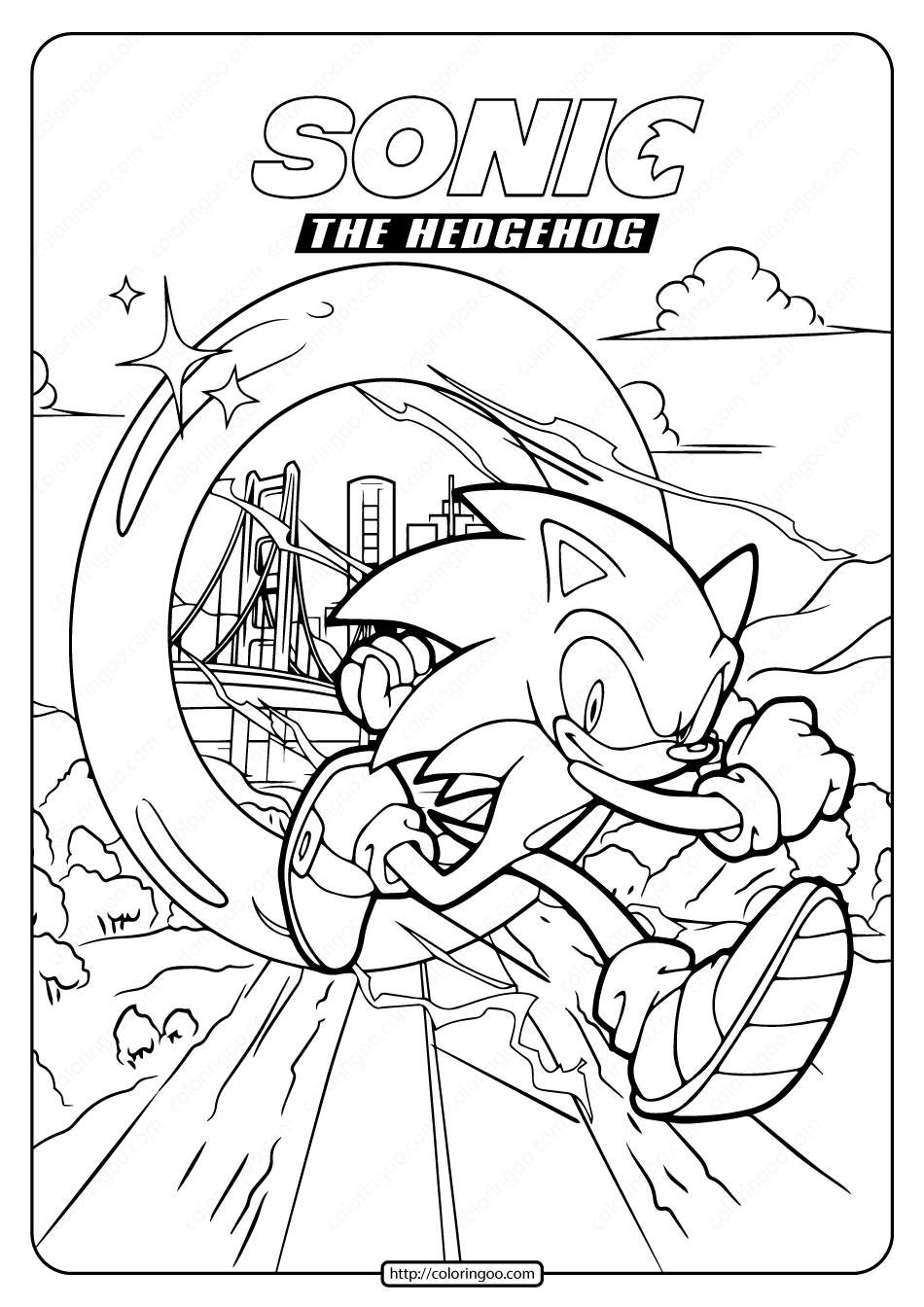 59 Sonic and Tales Coloring Pages Printable