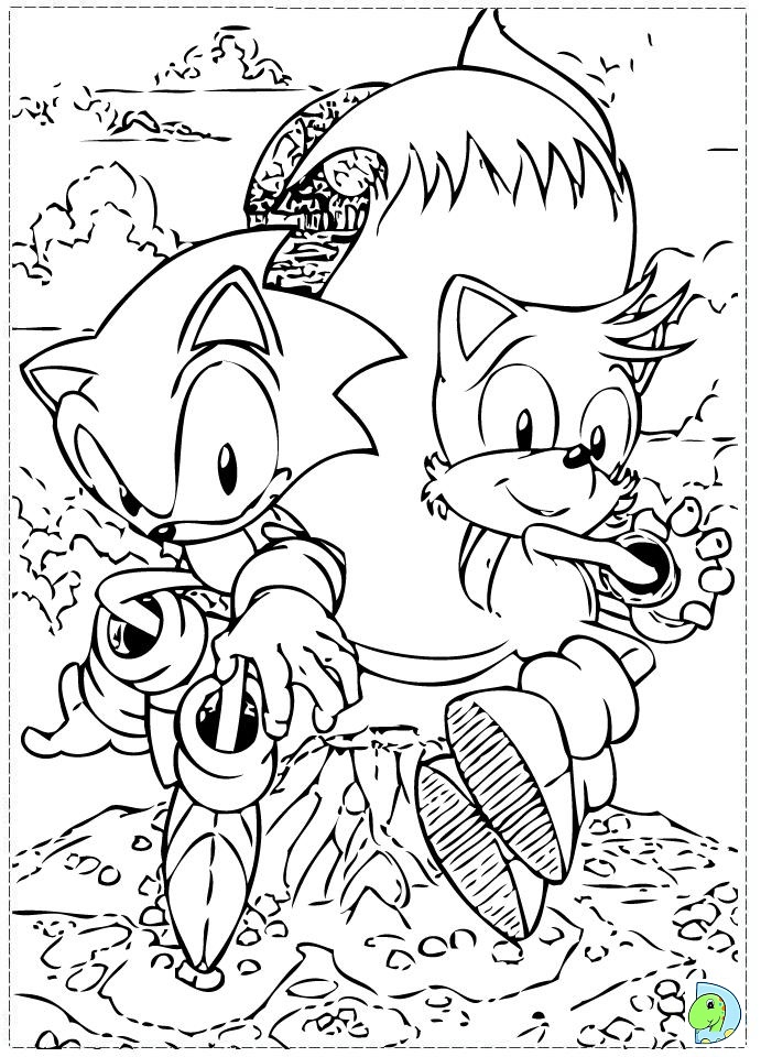 60 Movie Super Sonic Coloring Pages Printable