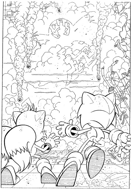 67 Metal Sonic Coloring Pages Printable