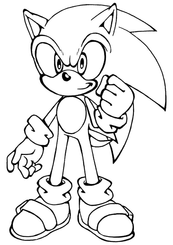 68 Disney Coloring Pages Sonic Printable