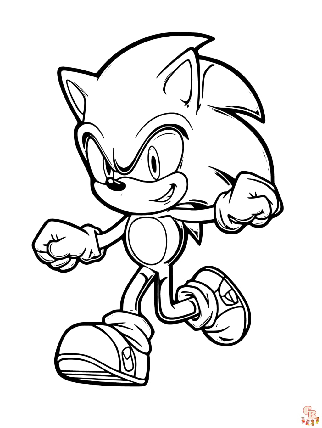 70 Sonic Knuckles Tails Coloring Pages Printable