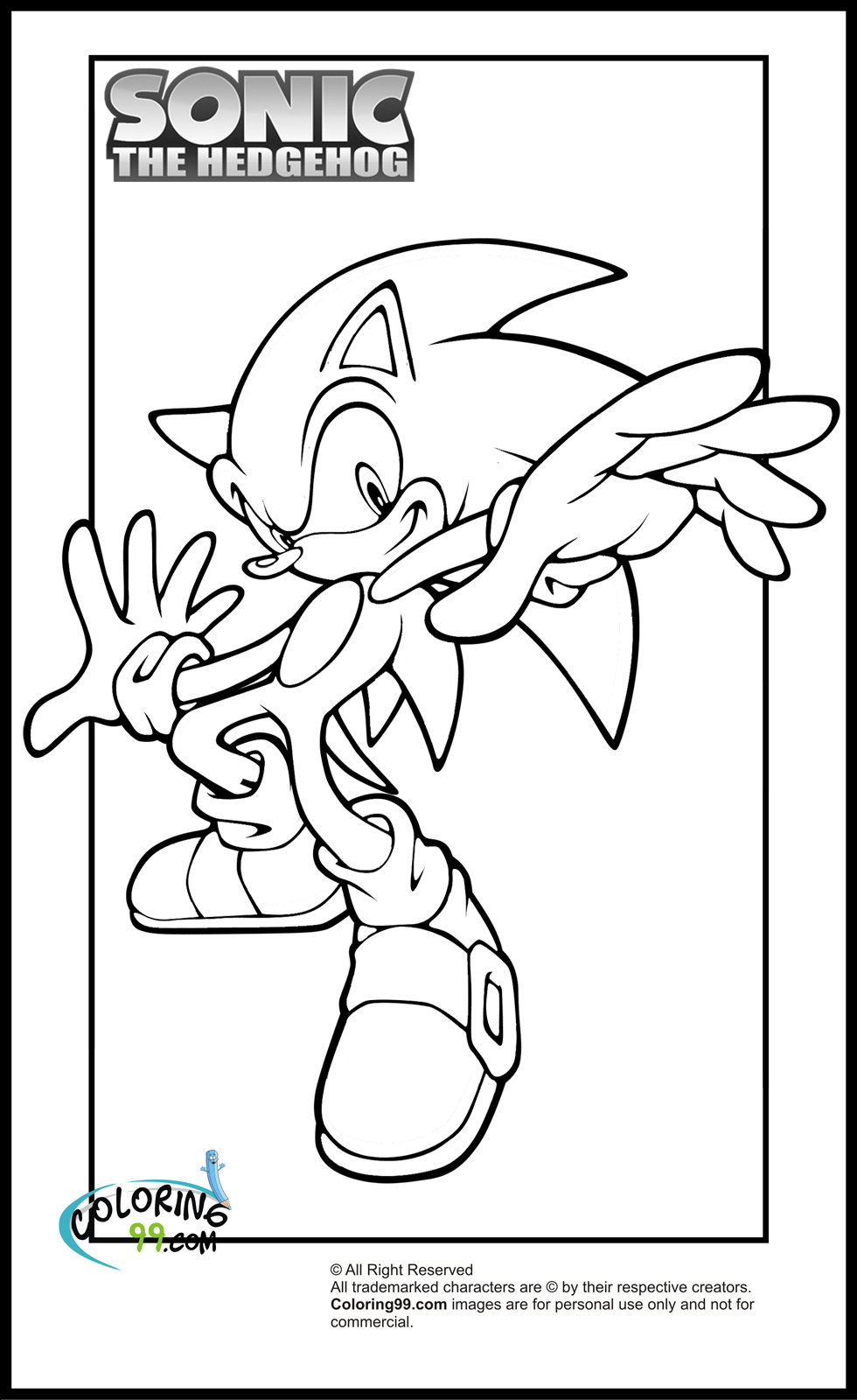 78 Sonic Rings Coloring Pages Printable