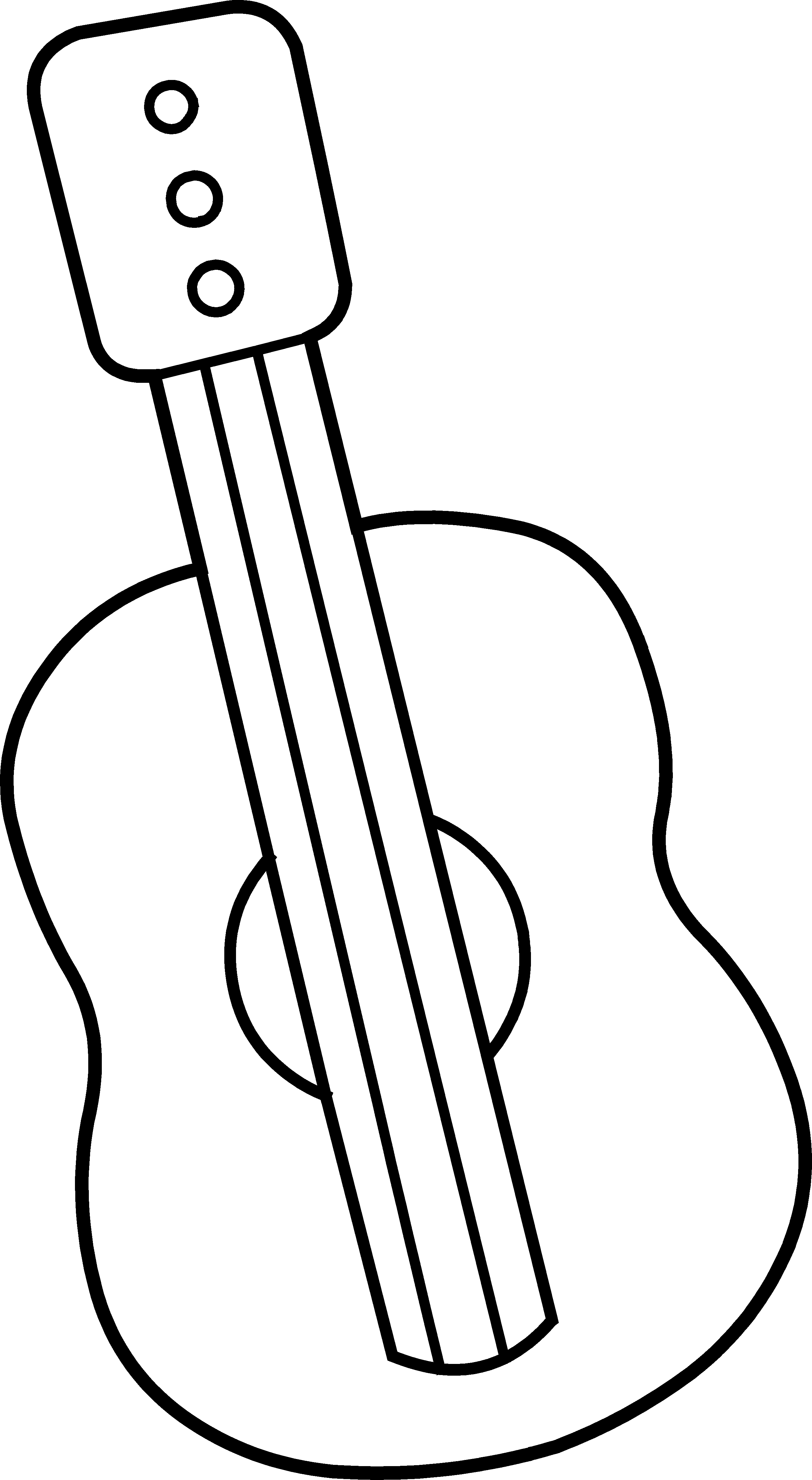 79 Guitar Coloring Pages Printable 1