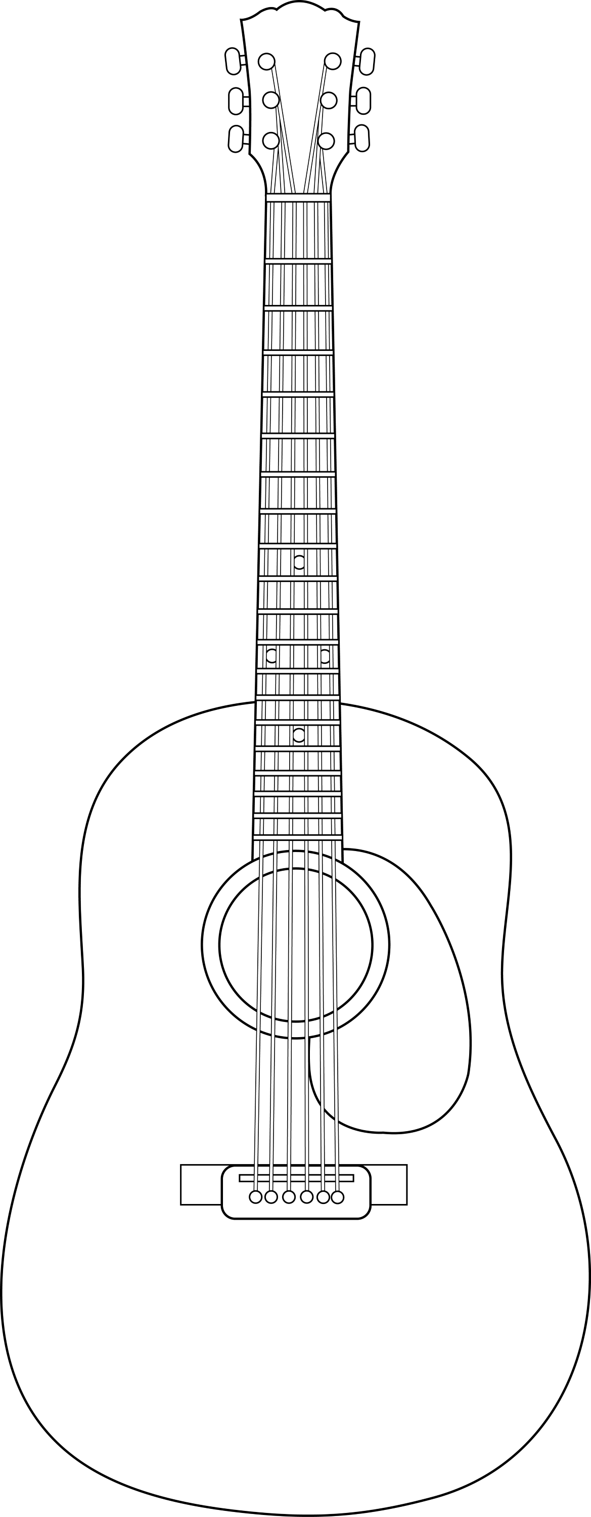 79 Guitar Coloring Pages Printable 29