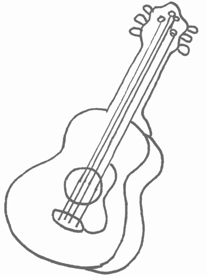 79 Guitar Coloring Pages Printable 66