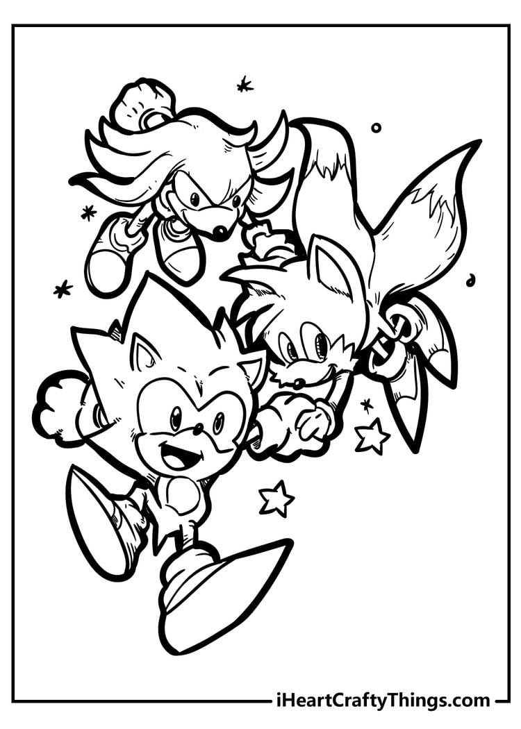 80 Sonic the Werehog Coloring Pages Printable